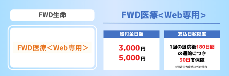 FWD生命 FWD医療<Web専用>